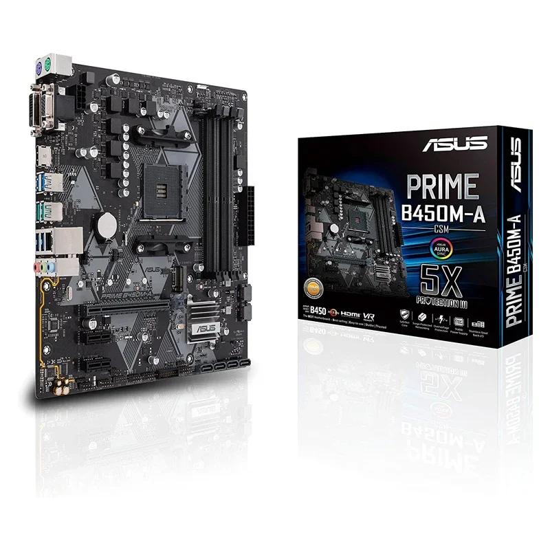 ASUS PRIME B450M-A AMD B450M (Ryzen AM4) ũ ATX , M.2 , HDMI, DVI-D, D-Sub, SATA 6 Gbps, 1 GB ̴